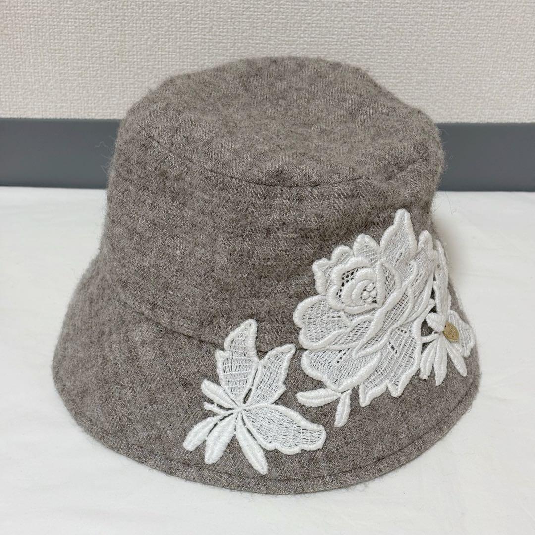 Athena New York アシーナニューヨーク　ウール混　バケットハット