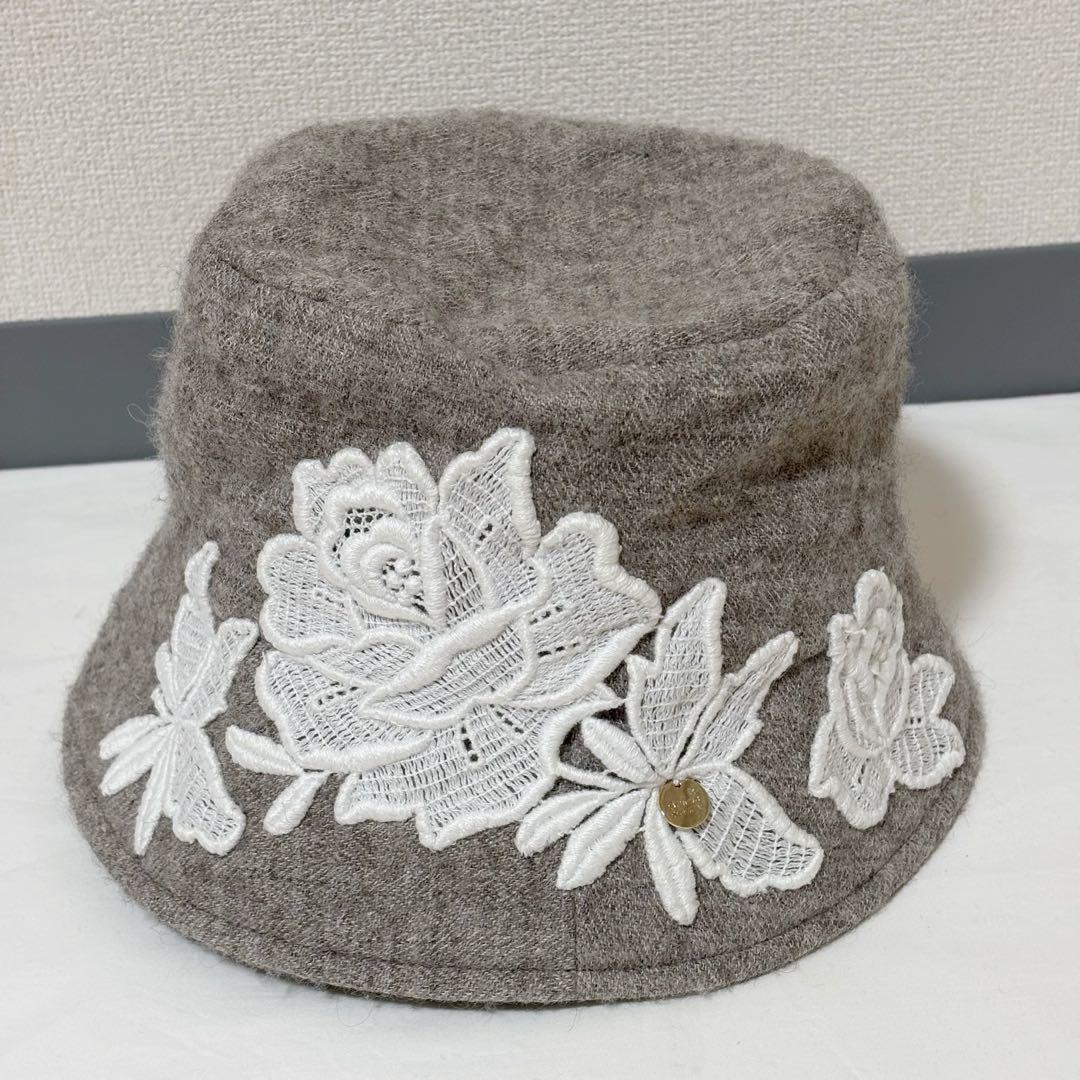 Athena New York アシーナニューヨーク　ウール混　バケットハット