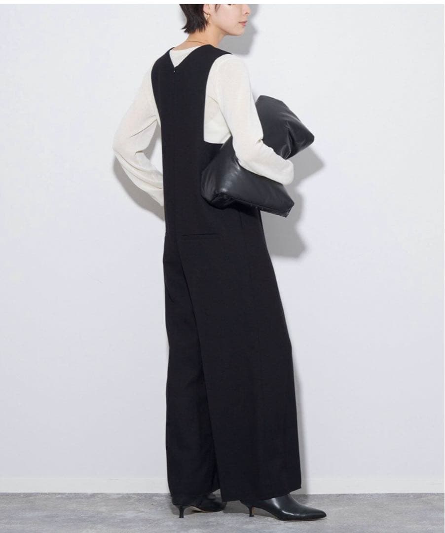 未使用　Plage オールインワン　サロペット　ブラック　３４