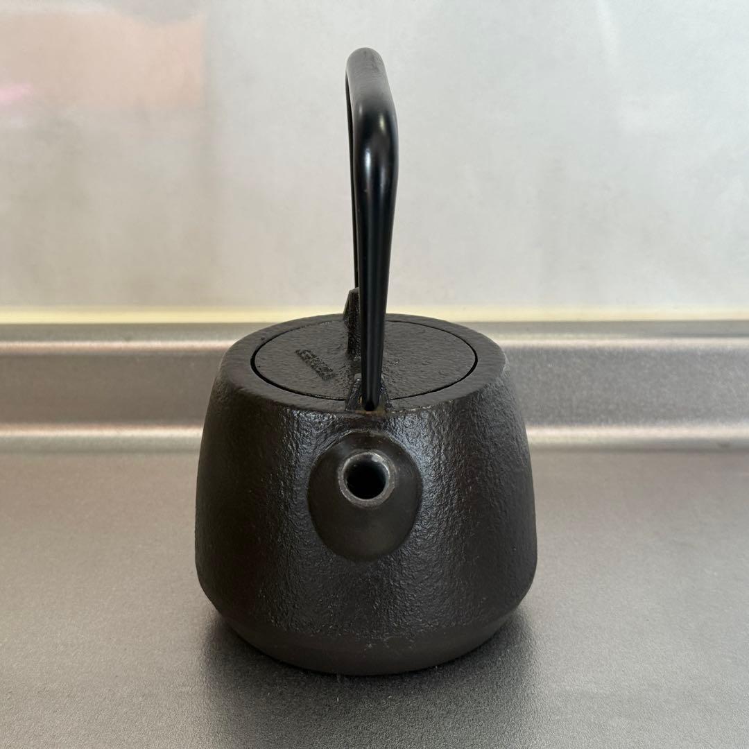 煎茶器 煎茶道具 鉄瓶 急須 350ml 小鉄瓶 瓶座 瓶台 【新品未使用】