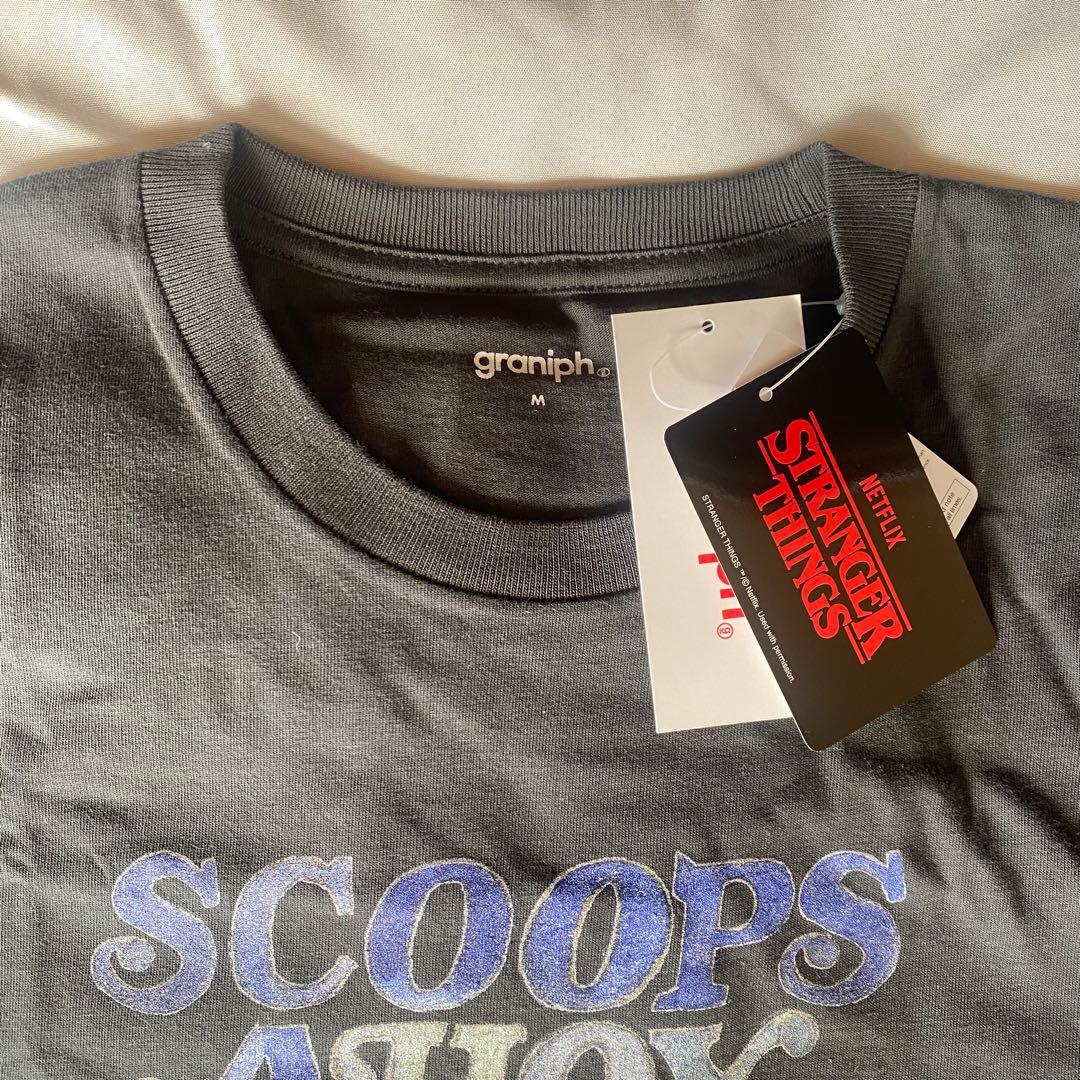 Stranger Things ×ヒグチユウコ　猫デザイン Tシャツ M