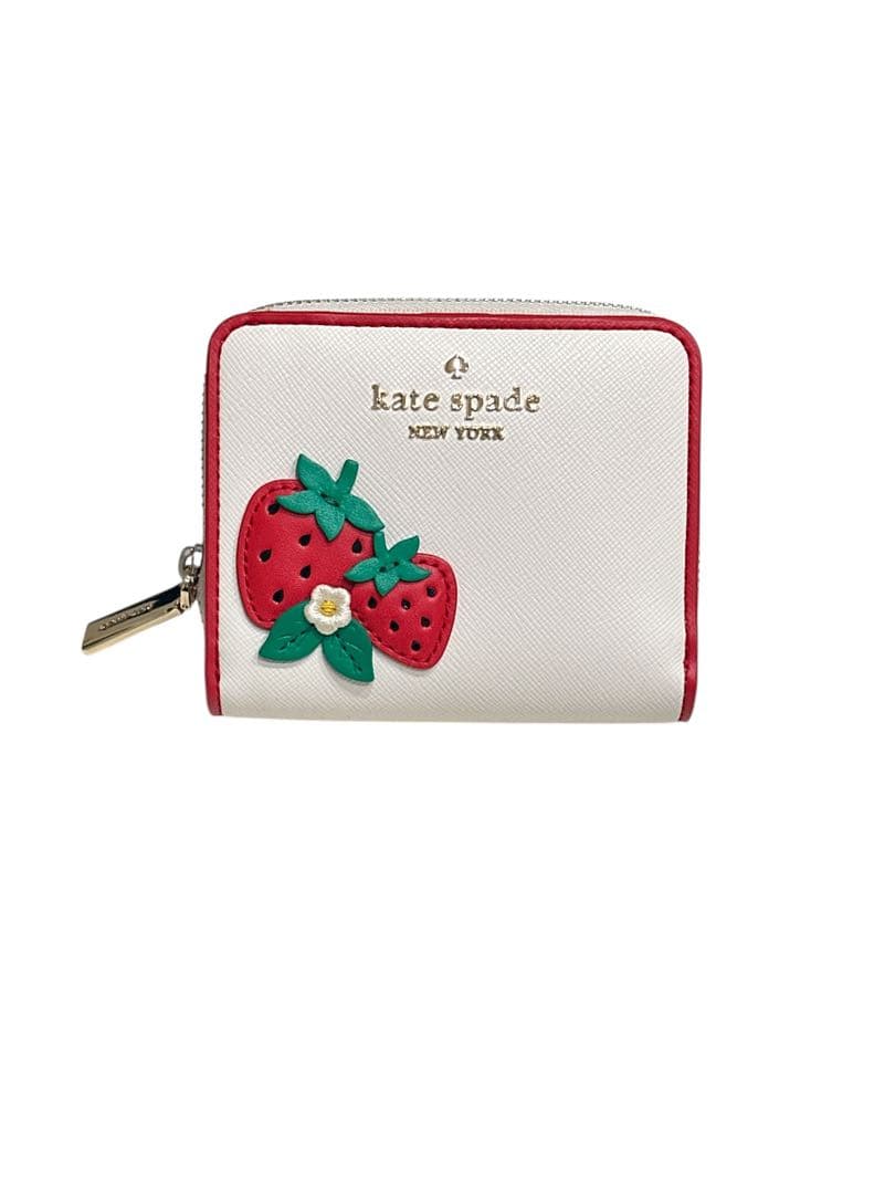 Kate Spade いちごモチーフ 二つ折り財布