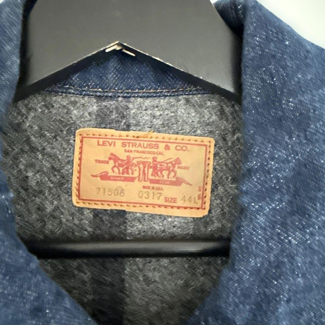 カ*ミ様 Levi's デニムジャケット 71506 44L ブランケット　US