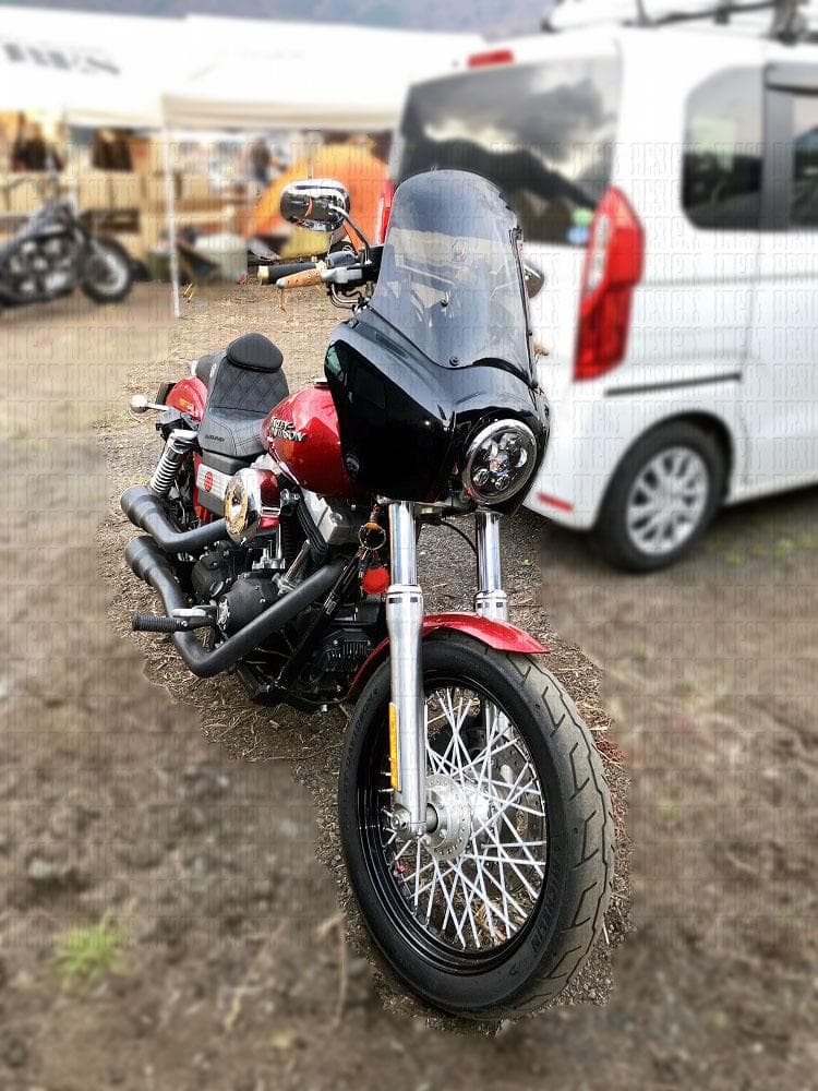 関連動画複数有り ハーレー T-SPORT フェアリング カウル ダイナ FXD