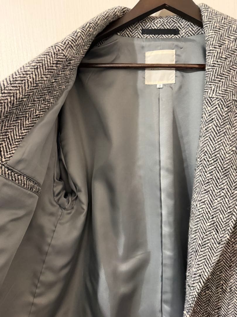Time is on ヘリンボーンチェスターコート サイズ0