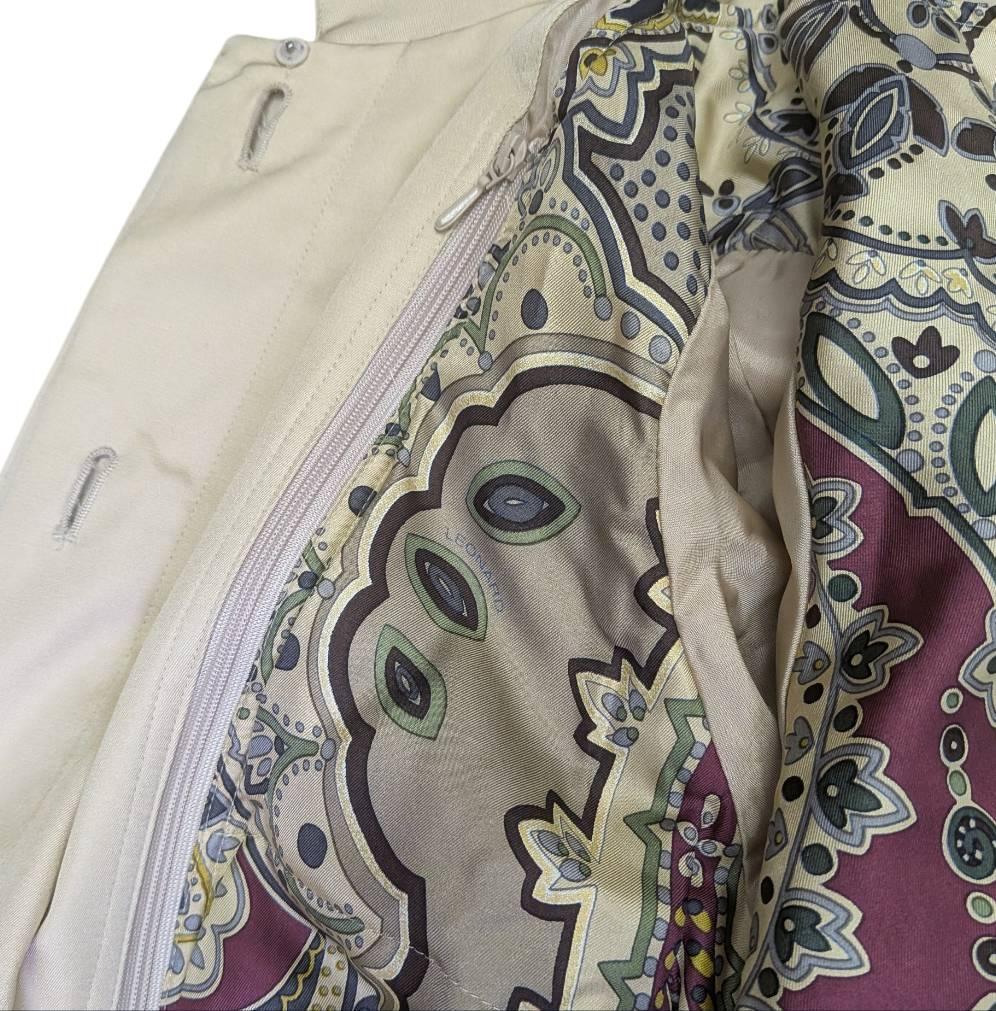 LEONARD レオナール トレンチコート アイボリー １３R