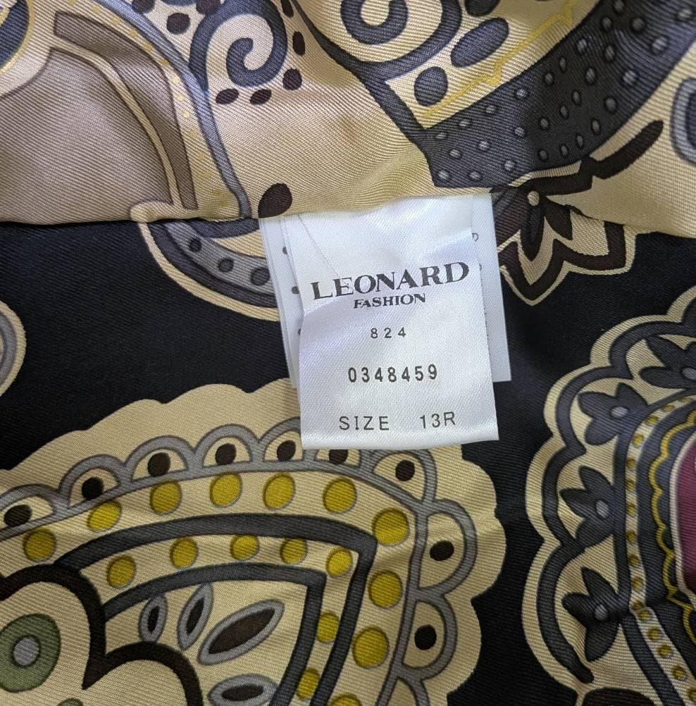 LEONARD レオナール トレンチコート アイボリー １３R