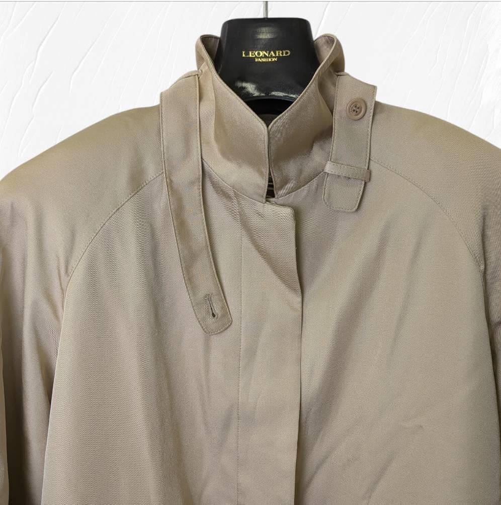LEONARD レオナール トレンチコート アイボリー １３R