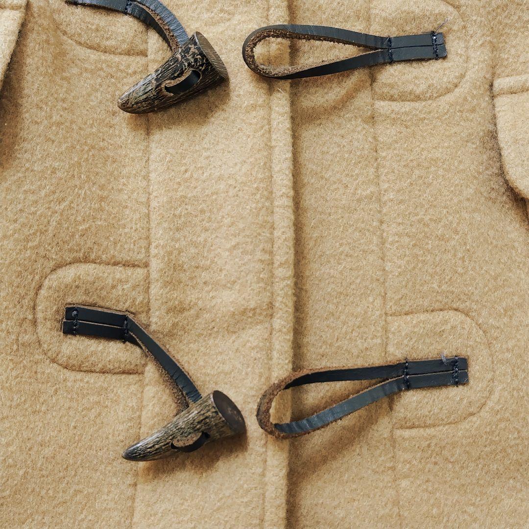 バーバリーズ　ダッフルコート　キャメル　ノバチェック　140