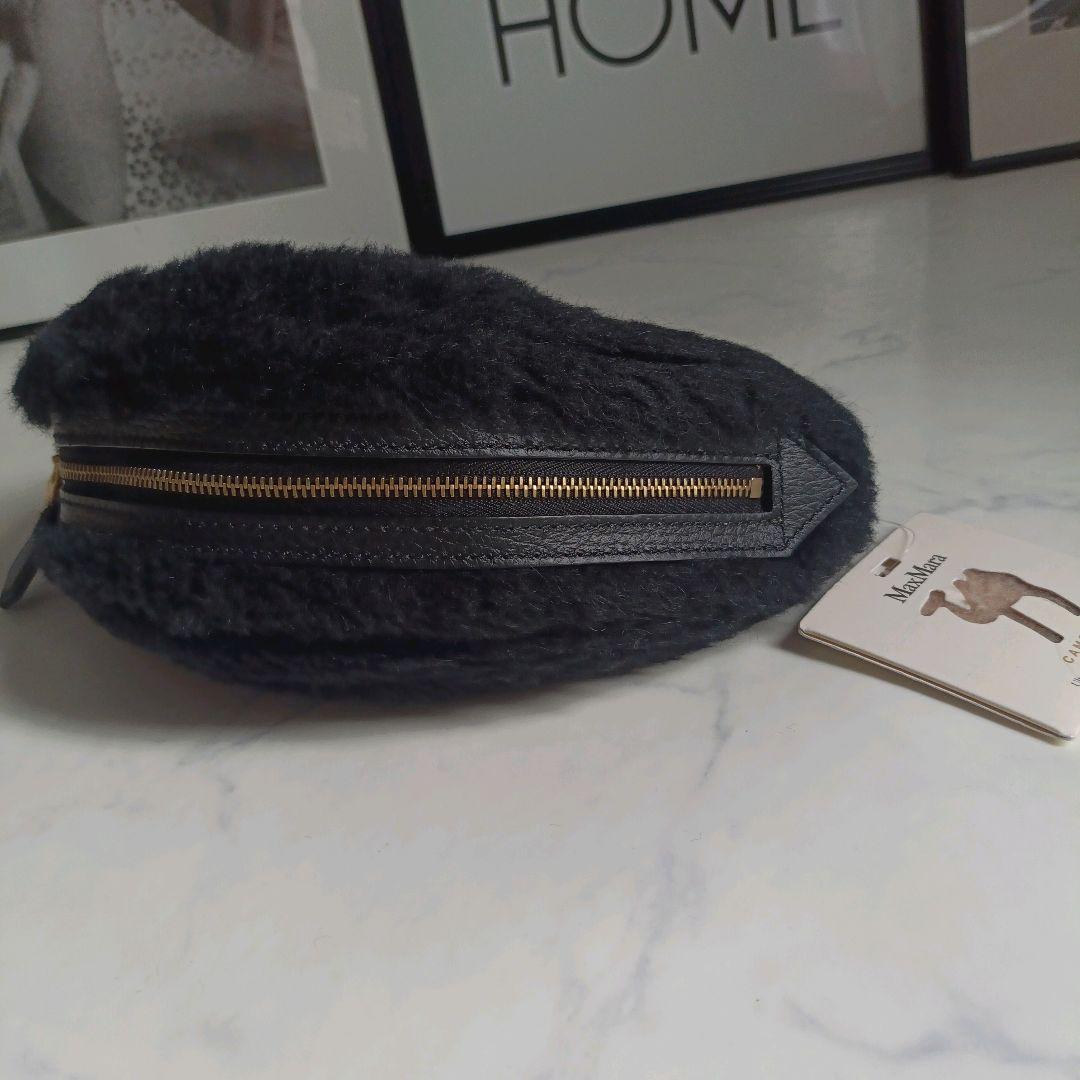 新品未使用❁Max Mara 　テディベア　ミニ クラッチ バッグ アルパカ