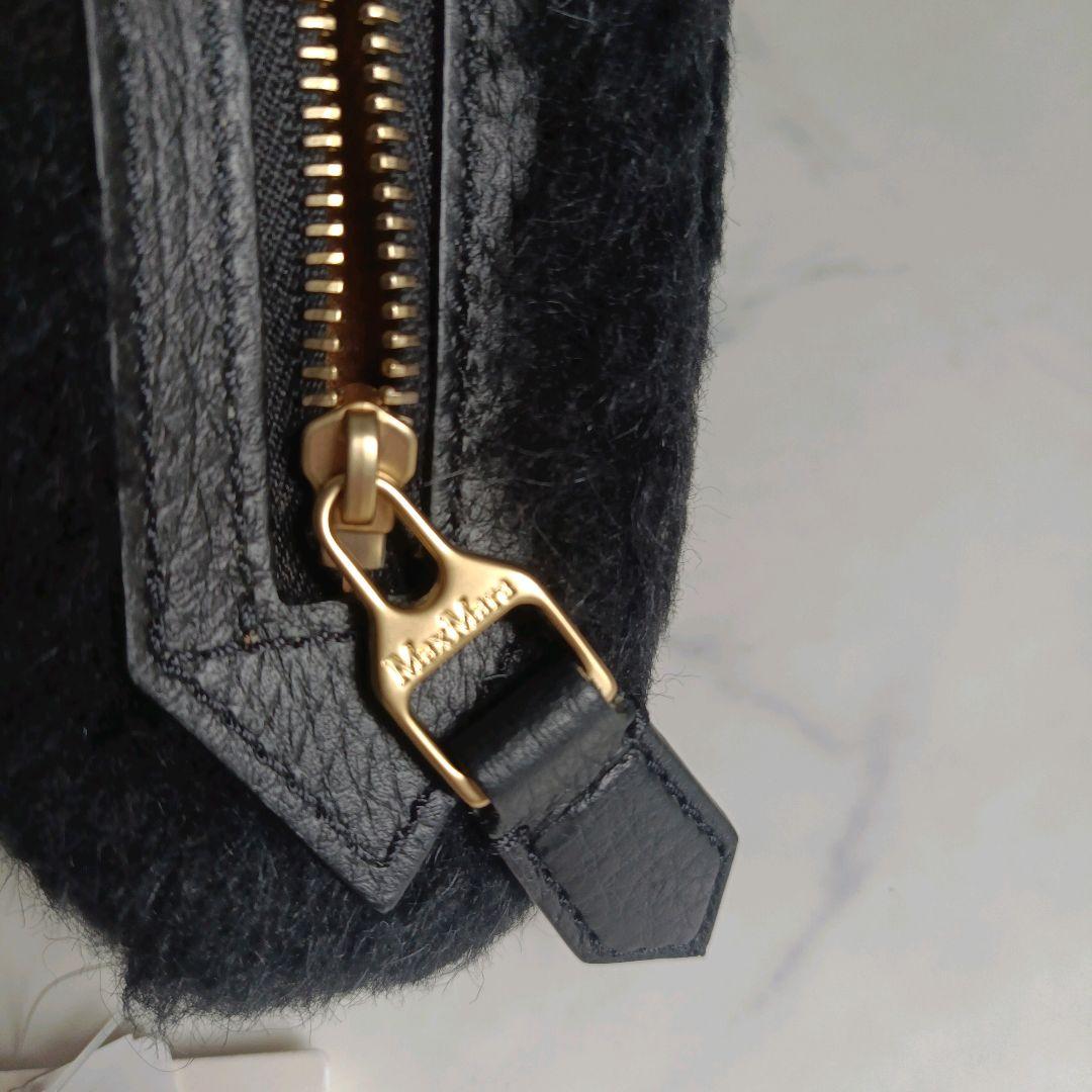 新品未使用❁Max Mara 　テディベア　ミニ クラッチ バッグ アルパカ