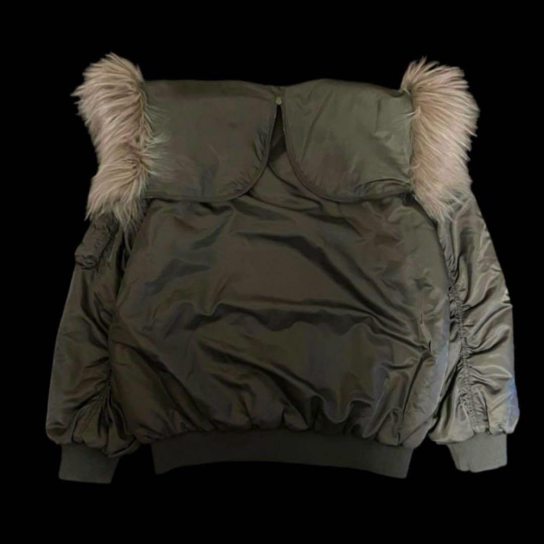 archive fur jacket n2b ma-1 y2k グランジ 短丈
