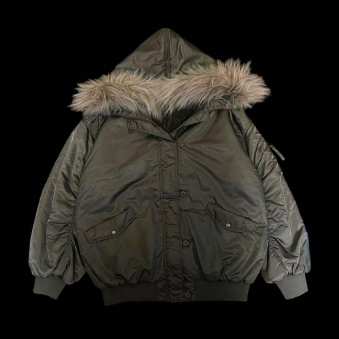 archive fur jacket n2b ma-1 y2k グランジ 短丈