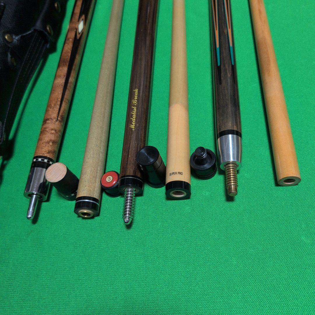 ビリヤードキュー、ケースセット