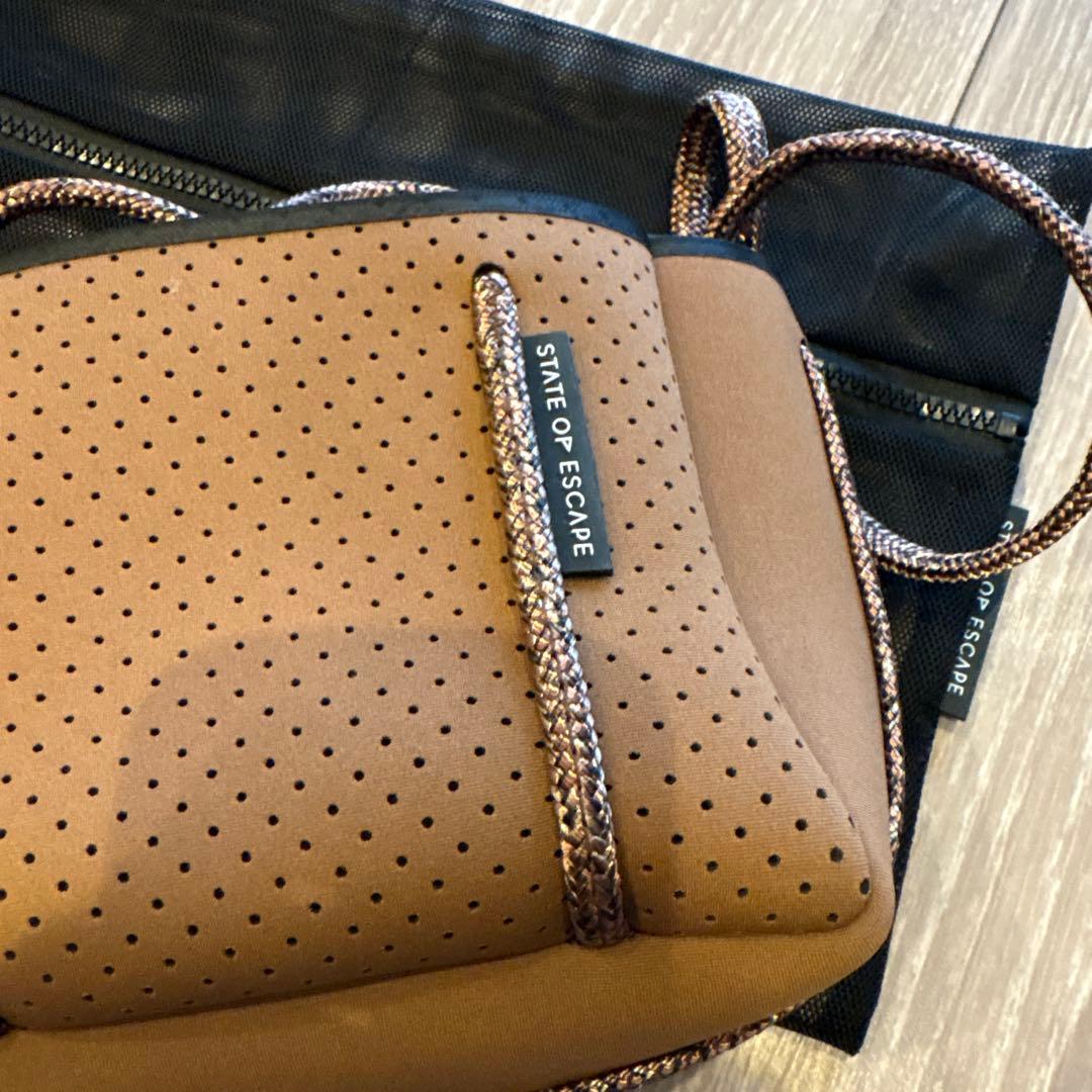 state of escape ブラウン ショルダーバッグ マイクロ