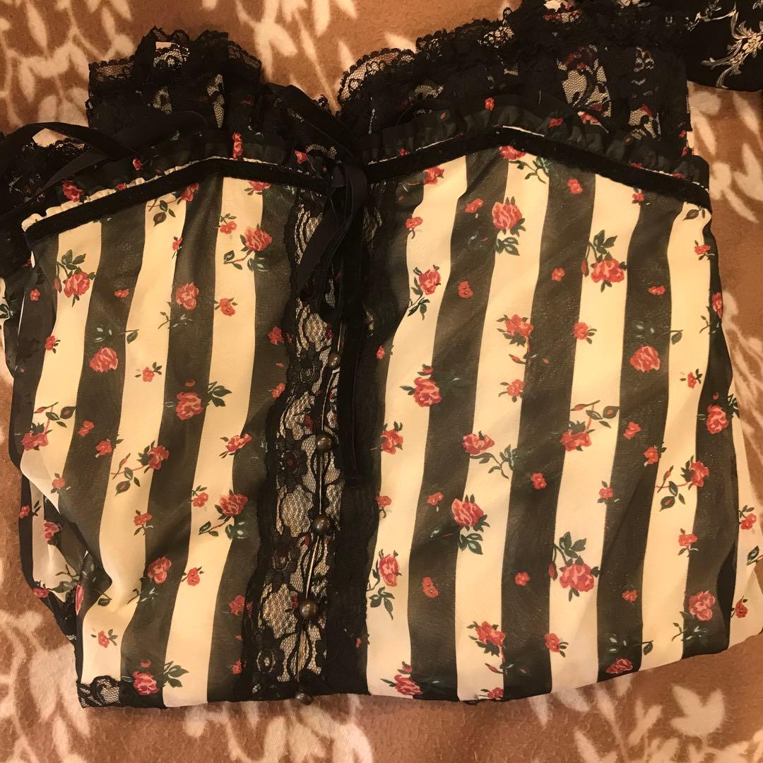 なっちょさん専用 axes femme花柄スカートとストライプブラウスセット