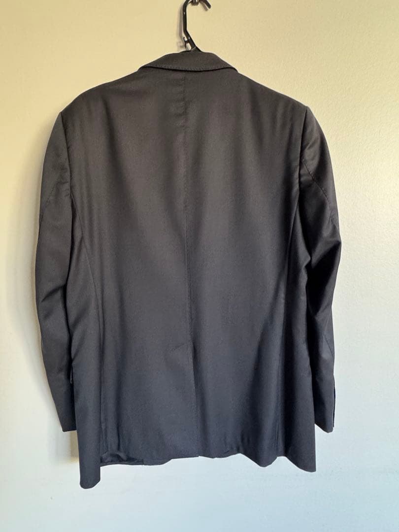 最終　GUCCI濃紺 ビジネススーツ ジャケットとパンツセット　L イタリア50