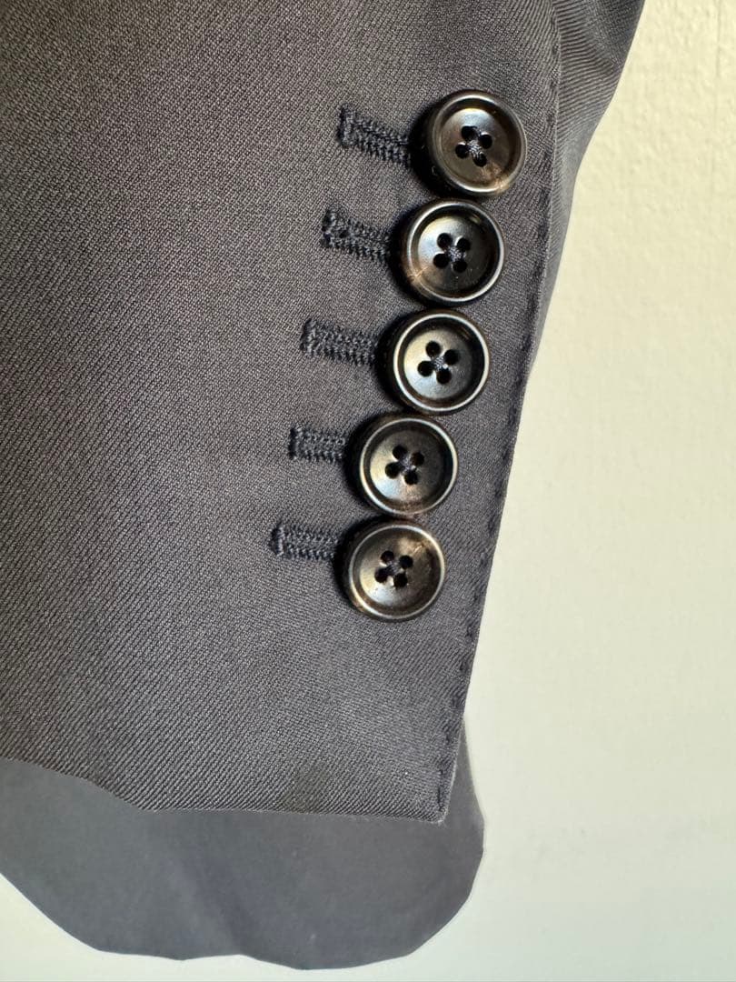 最終　GUCCI濃紺 ビジネススーツ ジャケットとパンツセット　L イタリア50