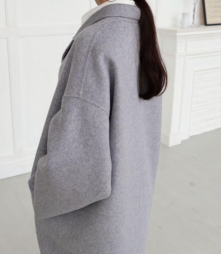 【極美品】大人気 evernavyエバーネイビー リバーロングコクーンコート M