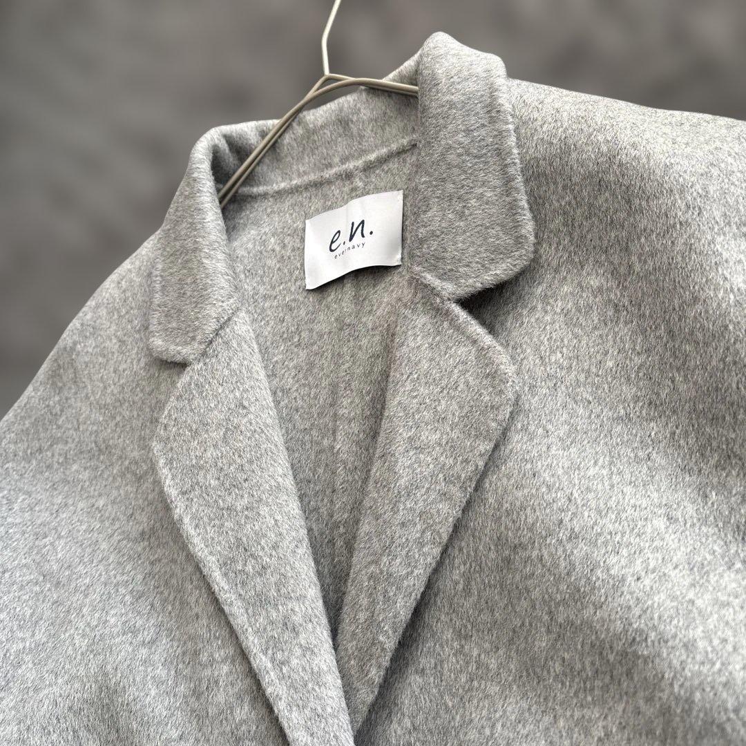 【極美品】大人気 evernavyエバーネイビー リバーロングコクーンコート M