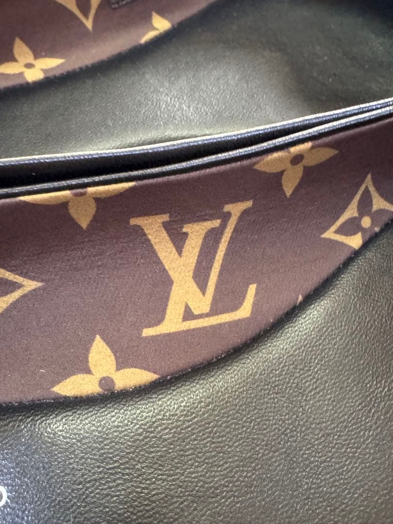 LOUIS VUITTON リボン付きフラットシューズ size38中24.5