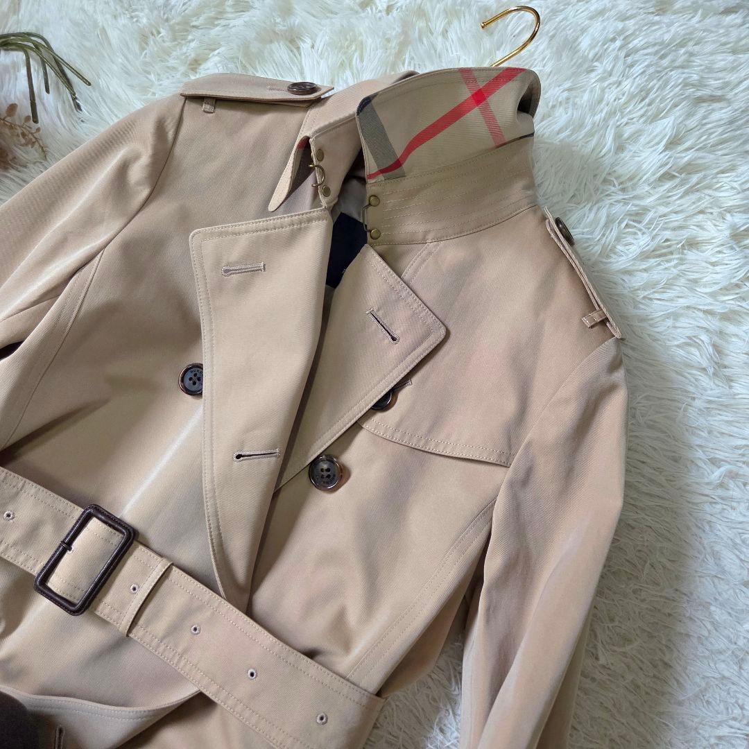 美品 バーバリー ハニーベージュ トレンチコート ライナー ノバチェック 40L