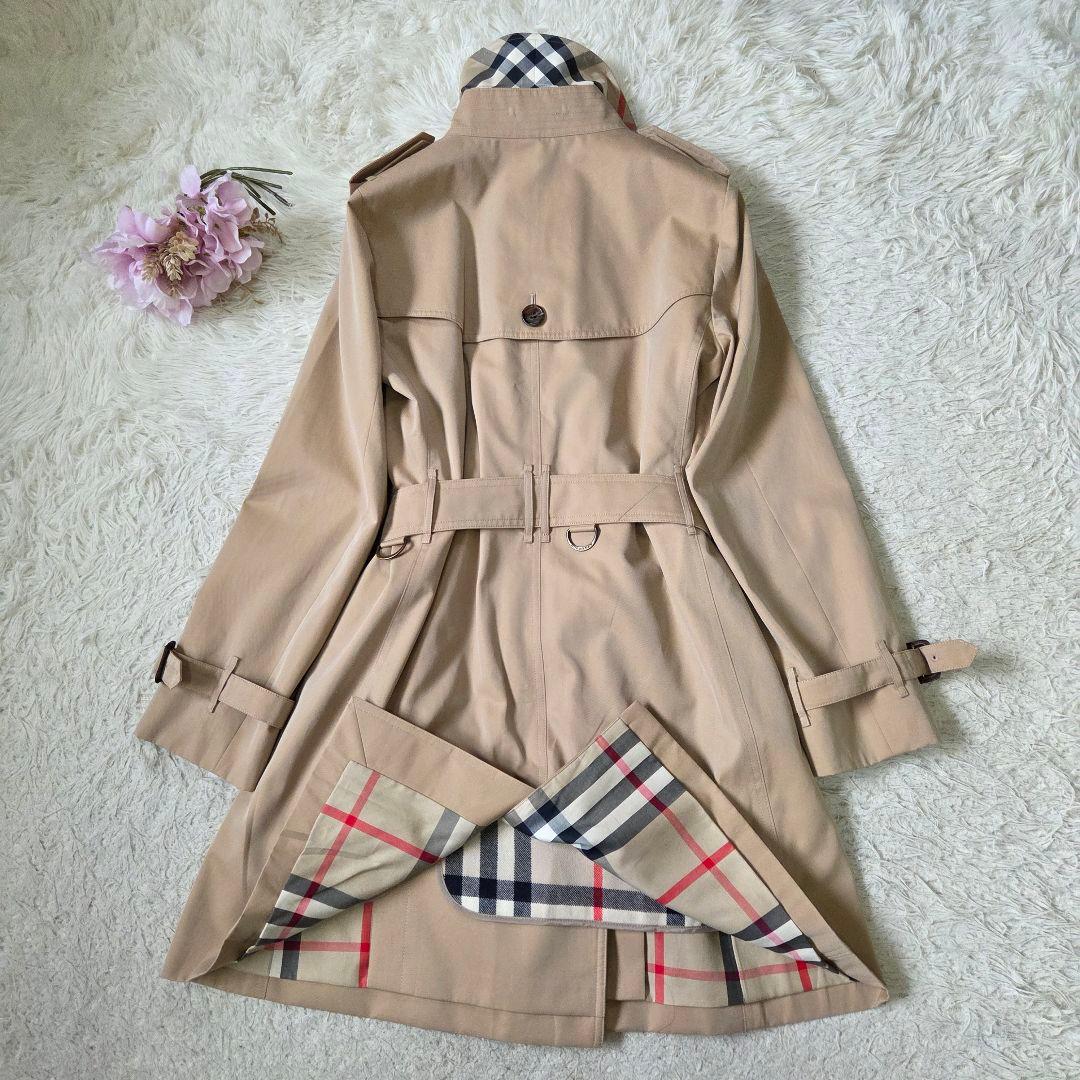 美品 バーバリー ハニーベージュ トレンチコート ライナー ノバチェック 40L