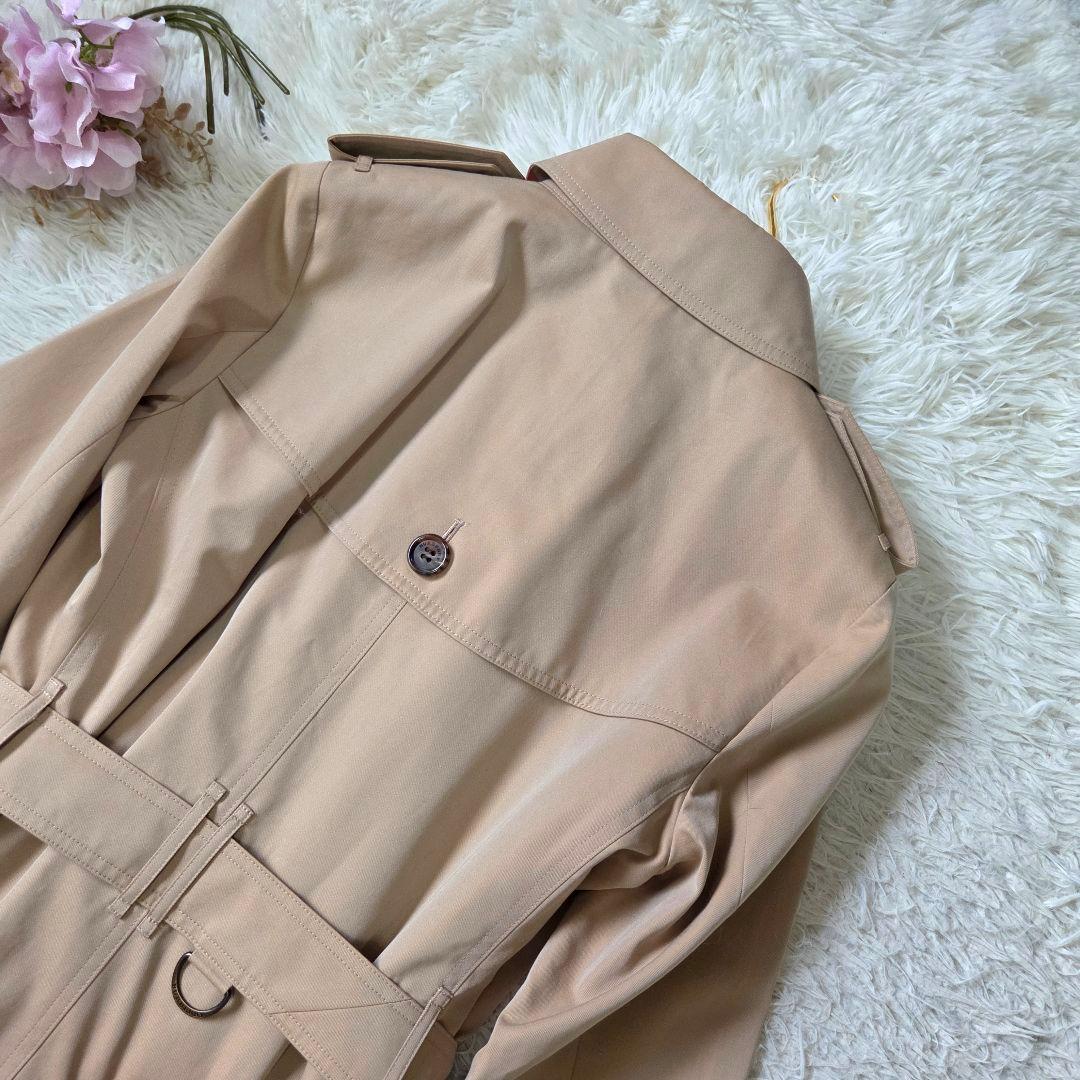美品 バーバリー ハニーベージュ トレンチコート ライナー ノバチェック 40L