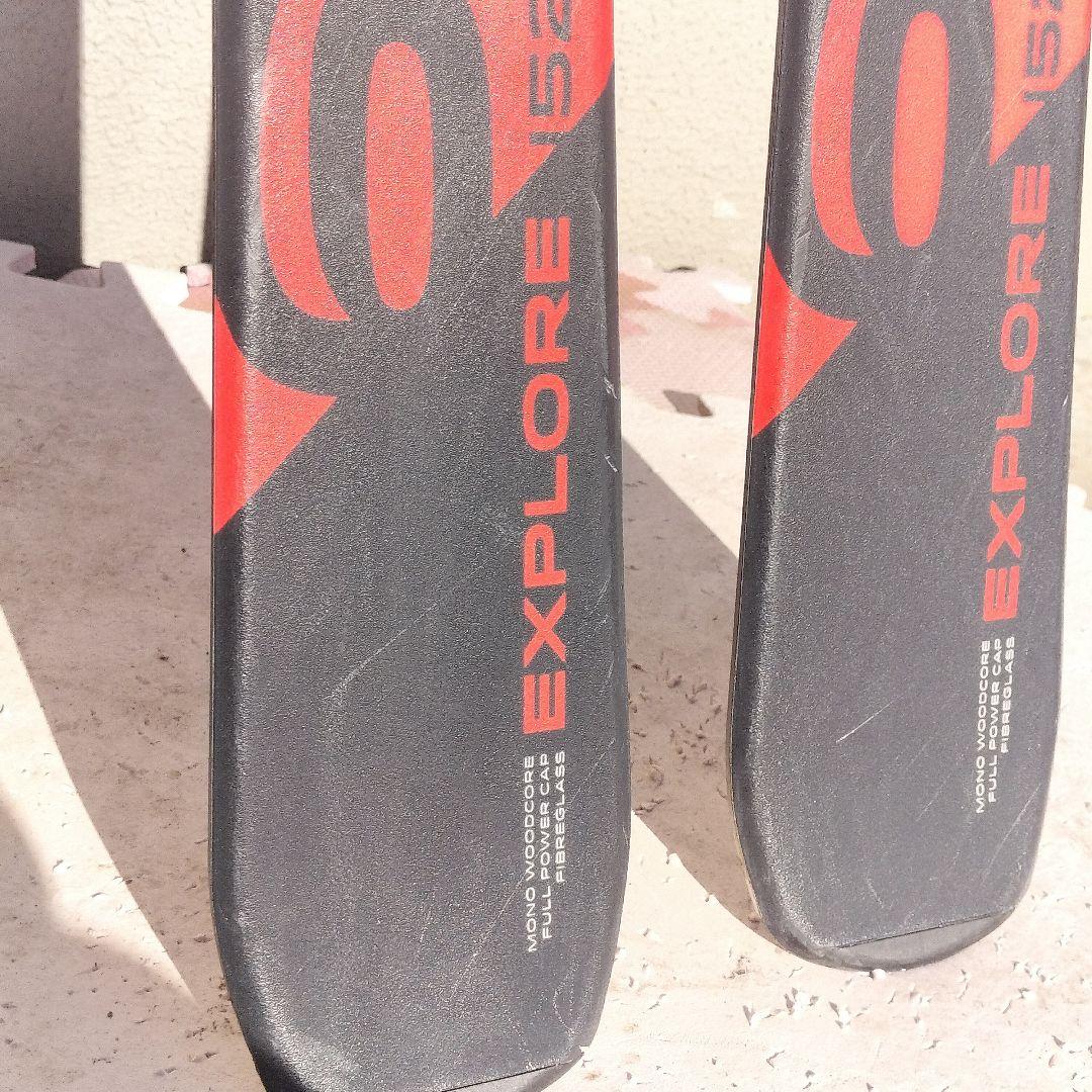 EXPLORE 6 スキー板　152cm elan GW調整ビンディング