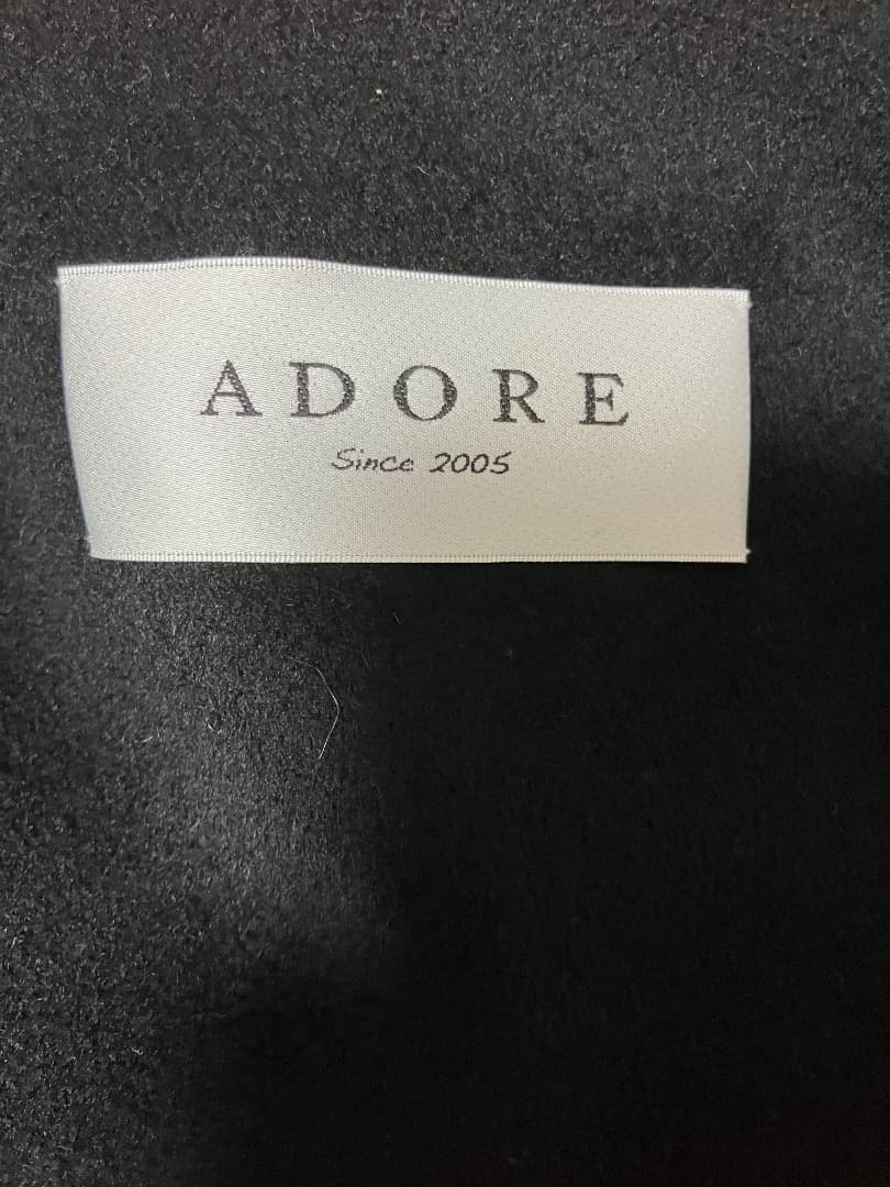 新品ファー付きノーカラージャケット