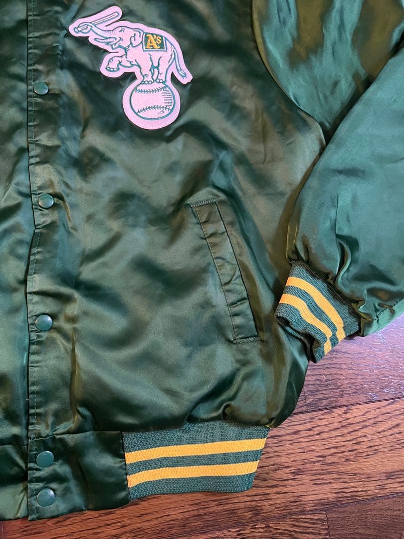 Chalk Line アスレチックス　スタジャン　サイズＬ　アメリカ製　MLB