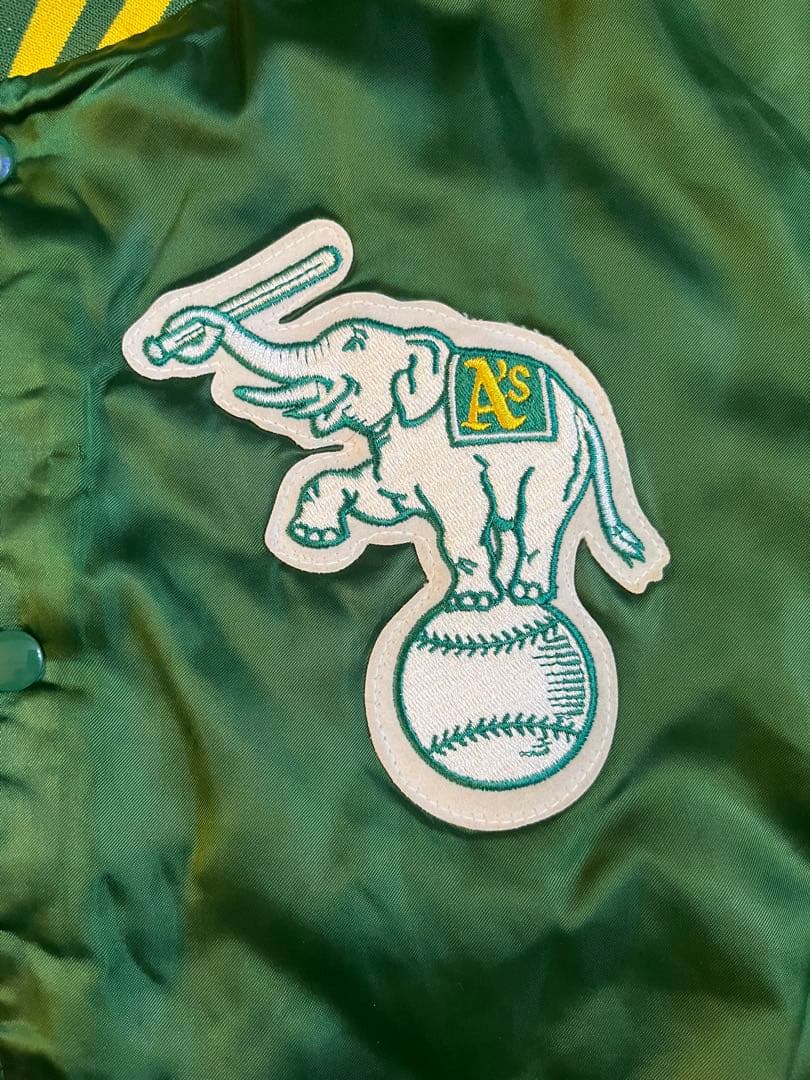 Chalk Line アスレチックス　スタジャン　サイズＬ　アメリカ製　MLB