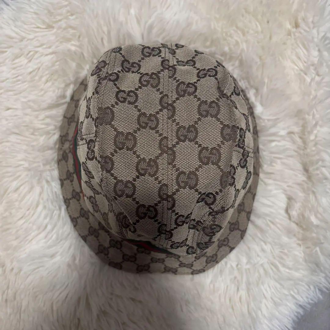 gucci バケットハット Mサイズ グッチ GGパターン