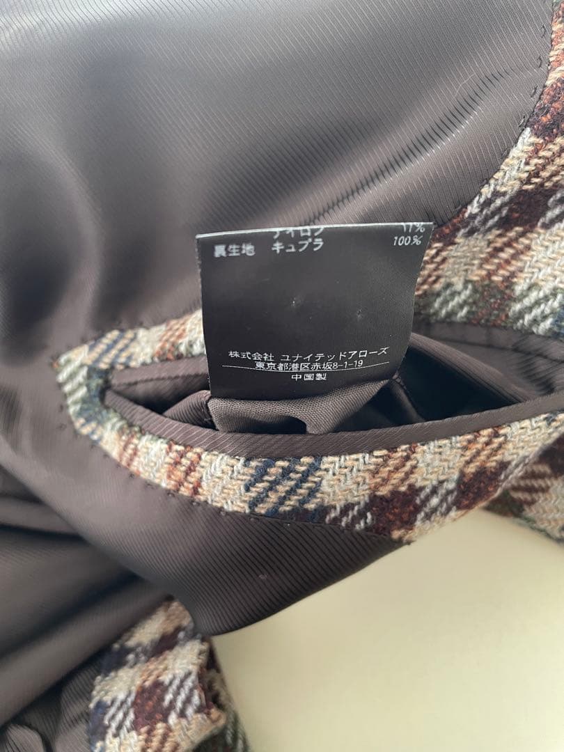 SOVEREIGN UNITED ARROWS ツイード　ジャケット 54日本製