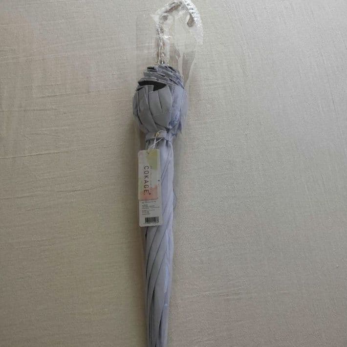 COKAGE+ 【限定】日傘 竹手元 フリル ライラック