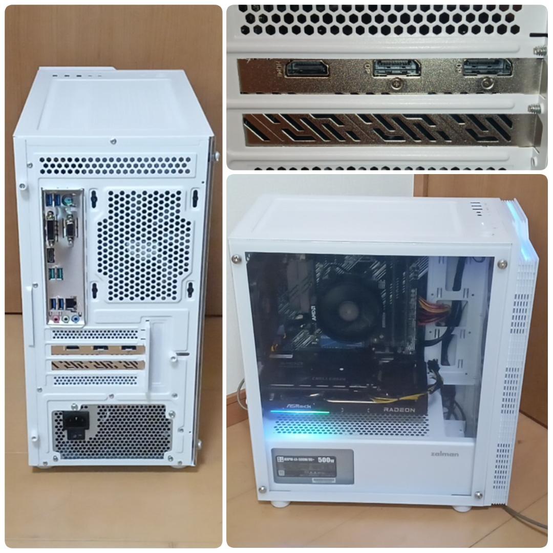 新品 爆速ゲーミングPC Ryzen RX9060XT メモリ32G SSD1T