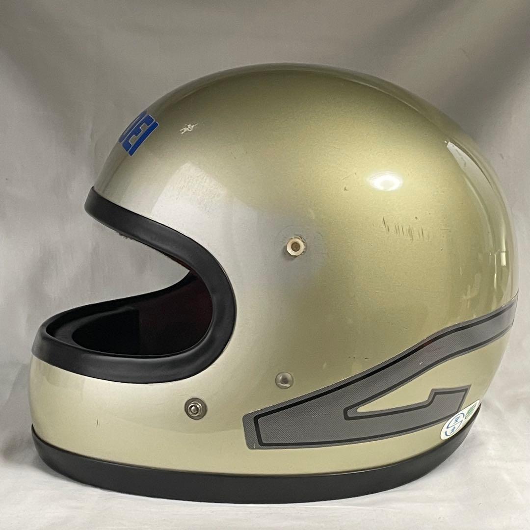 【当時物】族ヘル ショウエイST-G 銀 ※ 旧車 CB Z1Z2 Sシェル