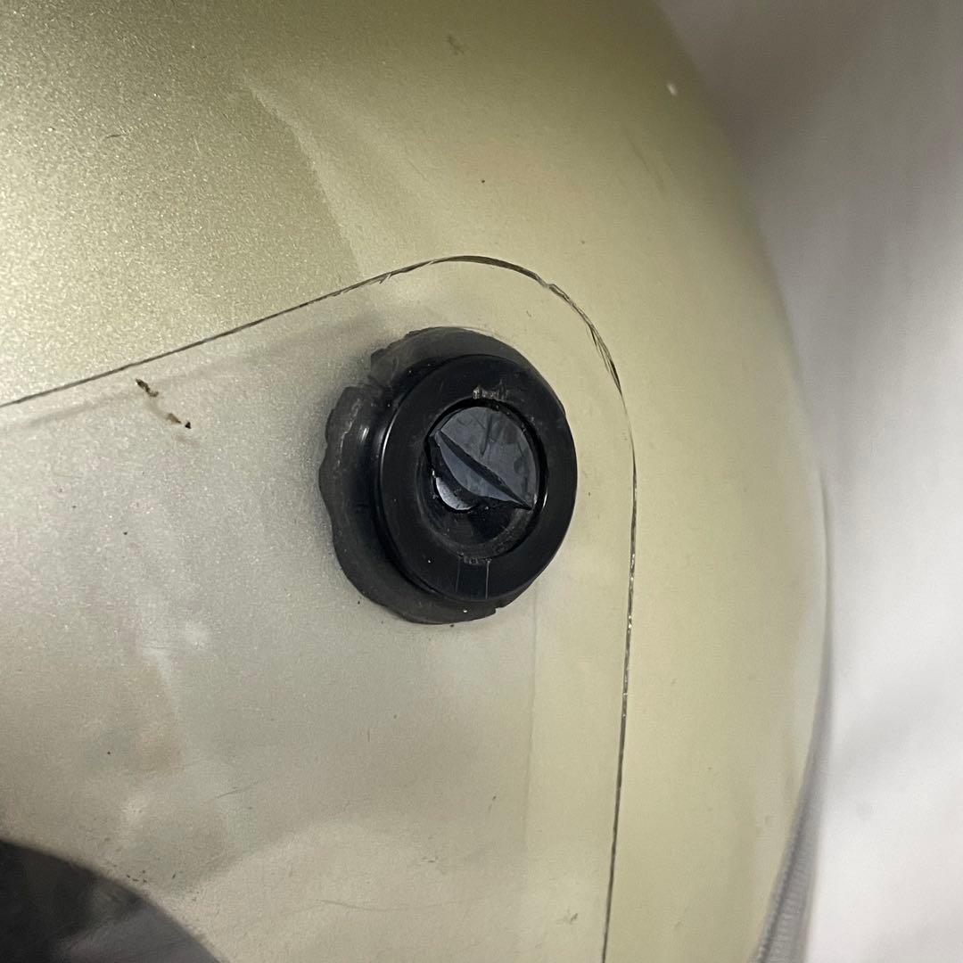 【当時物】族ヘル ショウエイST-G 銀 ※ 旧車 CB Z1Z2 Sシェル