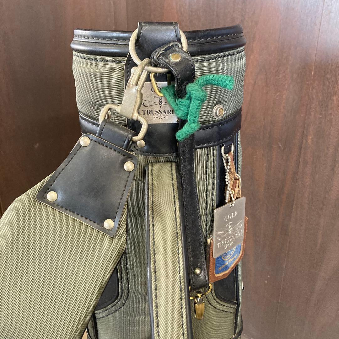 TRUSSARDI トラサルディ ゴルフ キャディバッグ ゴルフバッグ カート