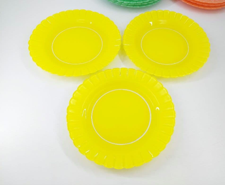 オールドデュラレックス ガラス皿 ヴィンテージ フランス 10枚まとめて レトロ