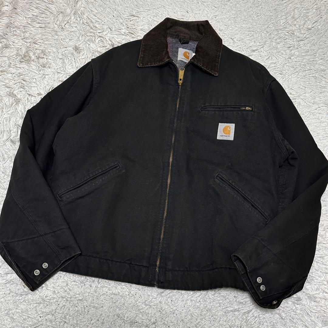 希少カーハート Carhartt デトロイトジャケット JB105-BLK 40