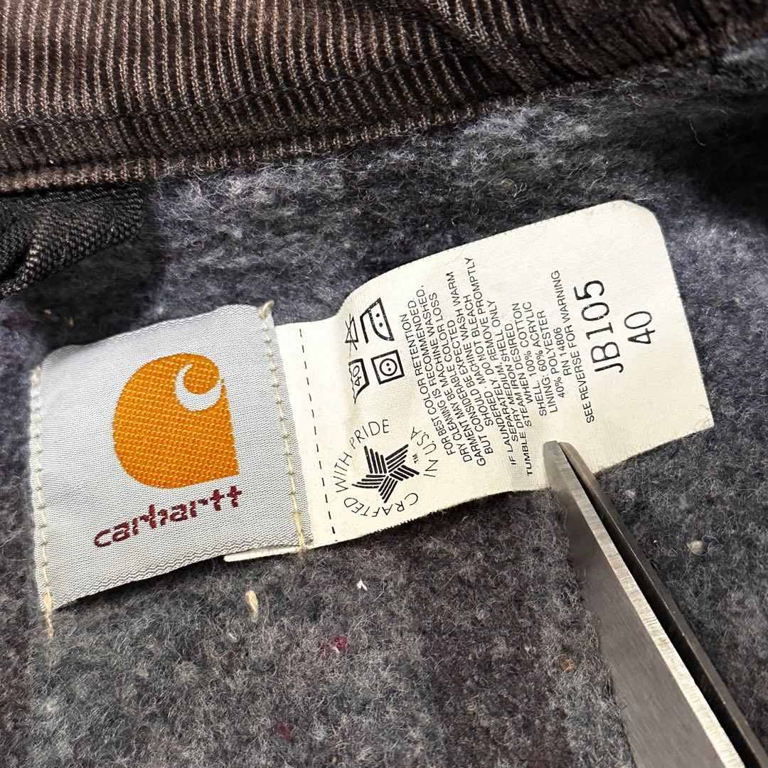 希少カーハート Carhartt デトロイトジャケット JB105-BLK 40