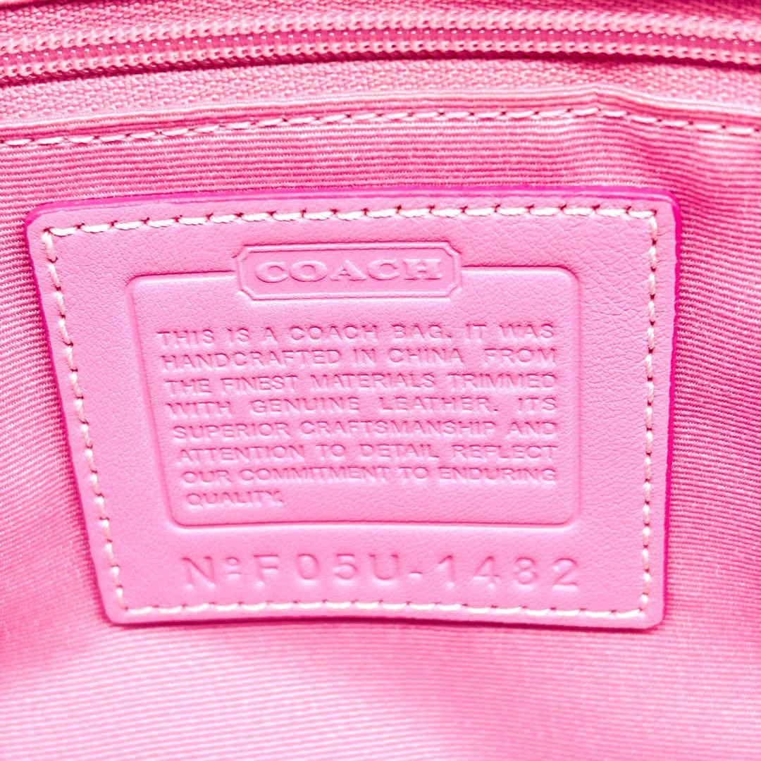 美品✨Vintage Coach Shoulder Bag Pink Y2K