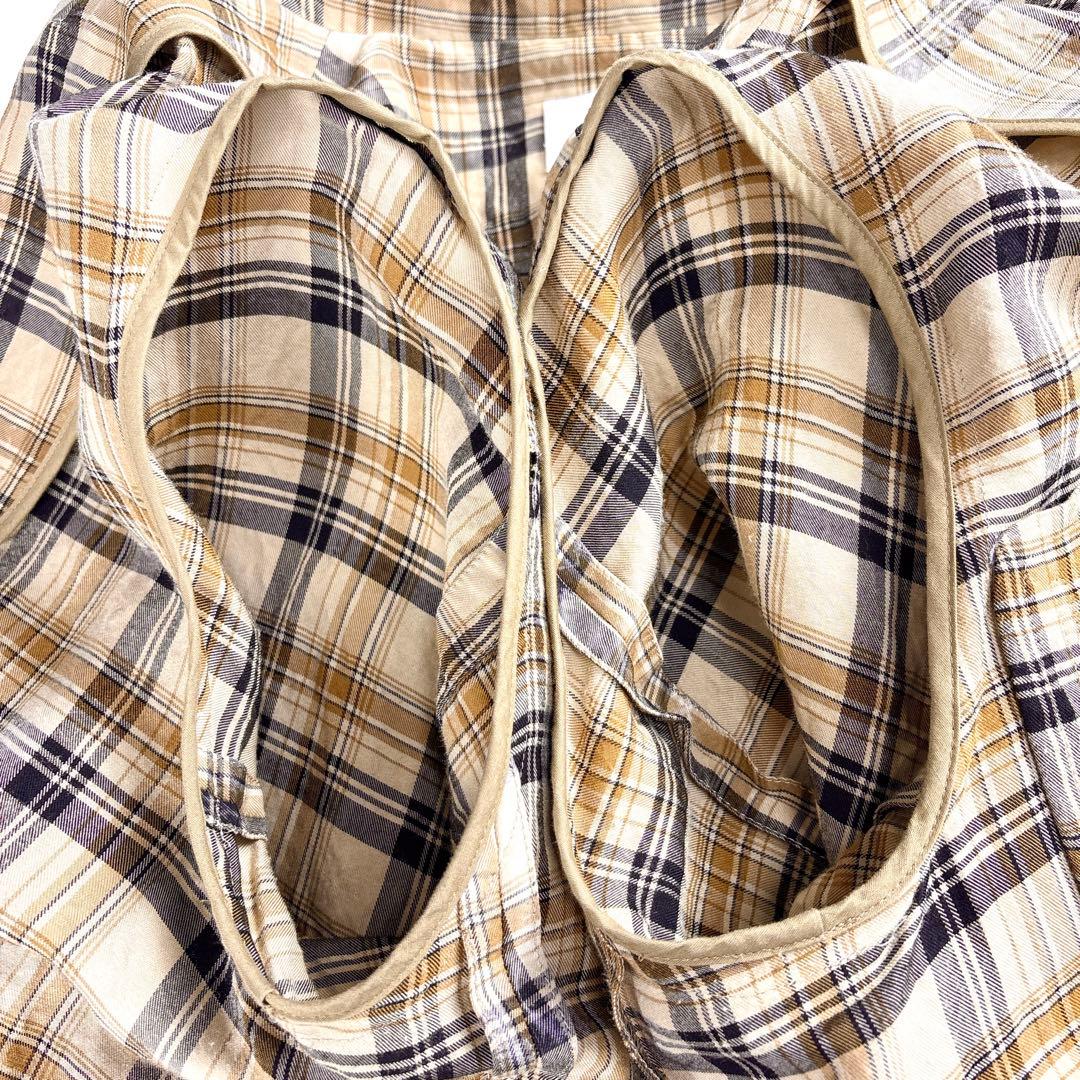 6(ROKU) ロク チェック柄 艶感カジュアルジャケット 36 日本製