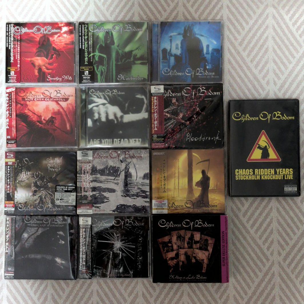 CHILDREN OF BODOM アルバムCD.DVDセット