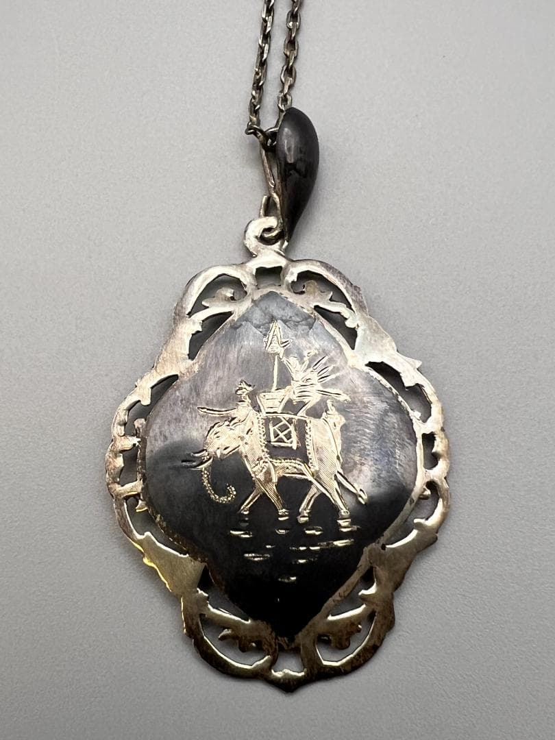 銀製　STERLING　刻印　シガレットケース　マネークリップ　カフス　117g