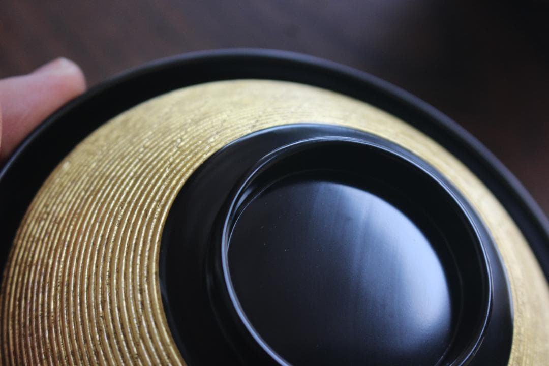 時代逸品！極上金塗糸目の美しいお椀2点（検輪島塗京塗雑煮椀