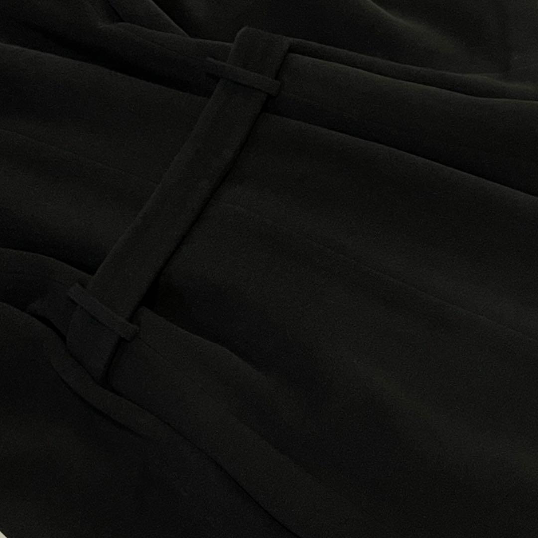 ラルフローレン ロングコート ガウン ベルト Aライン 女優襟 アンゴラ