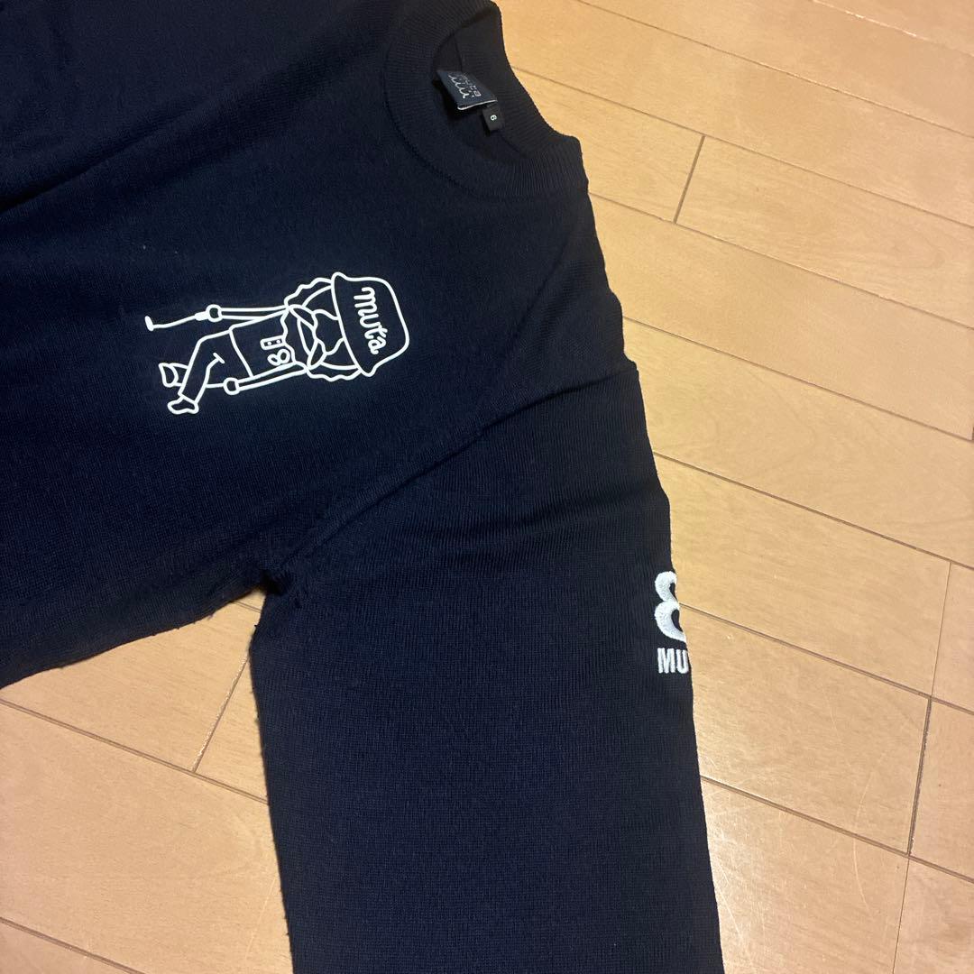 ムータマリンゴルフ ゴルフウェア メンズ スジェントル クルーネックセーター