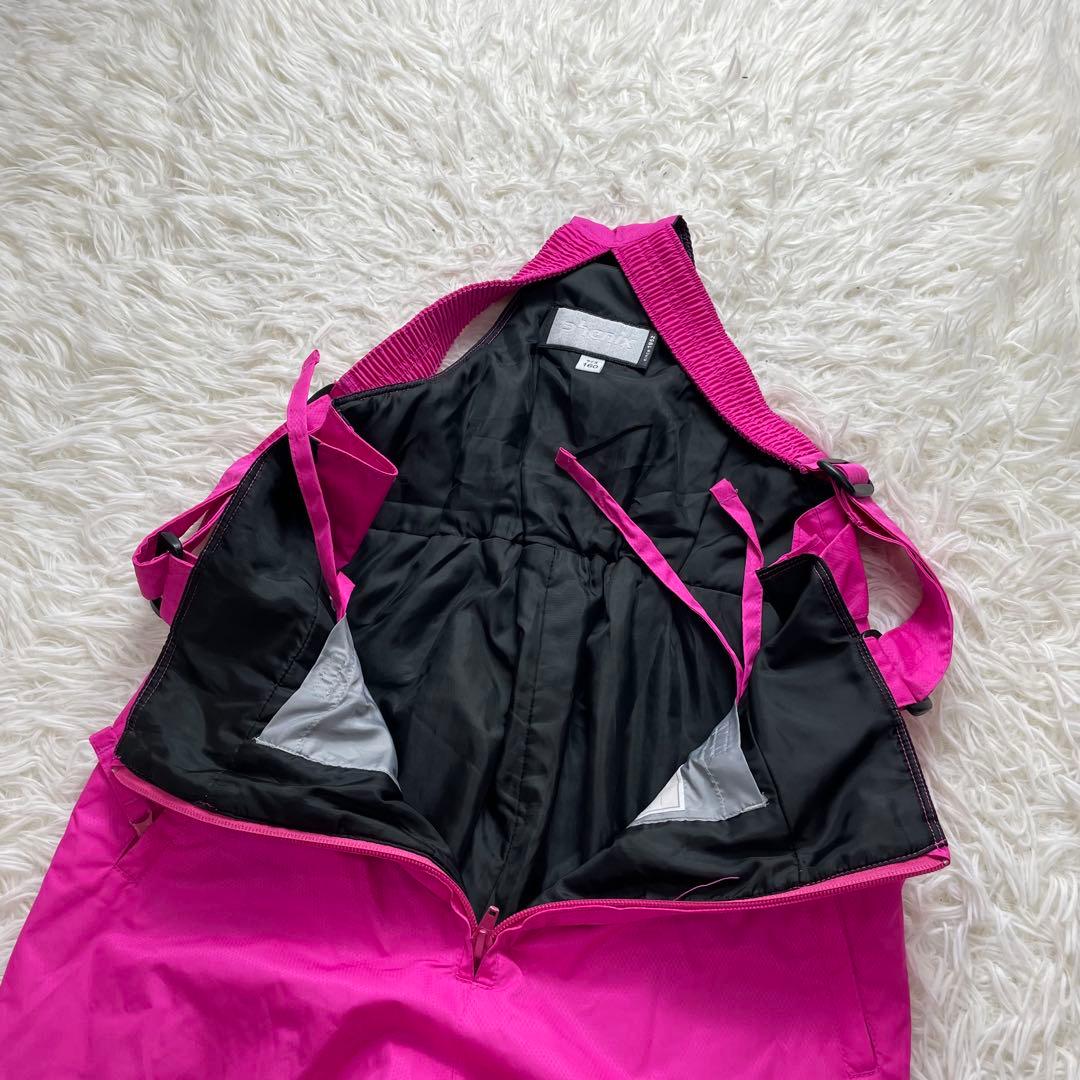 美品✨フェニックス スキーウェア 上下 セット M 160 レディース 黒 総柄